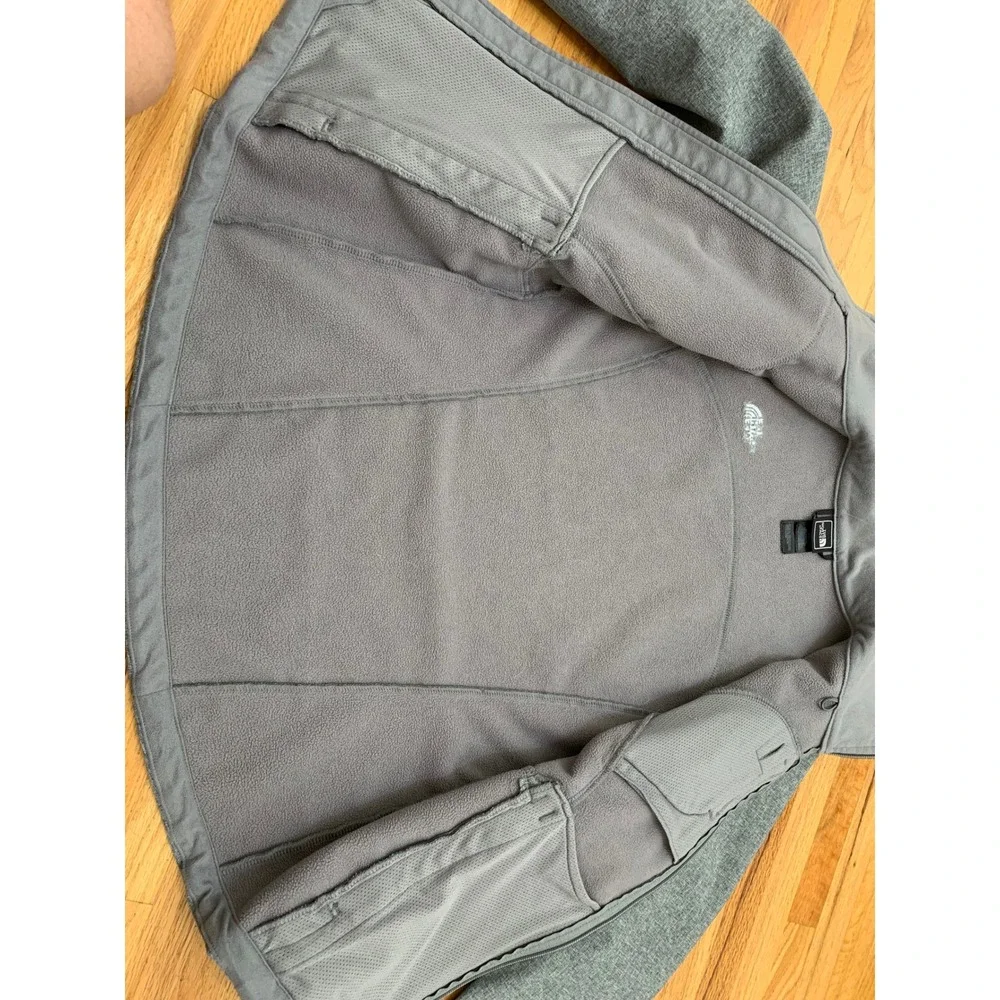 The North Face Apex Bionic Softshell Jacket Women's Small Grey Fleece Lined Wind